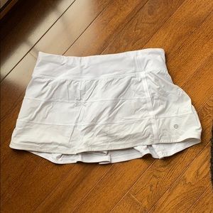 Lululemon Pace Rival Skirt | White